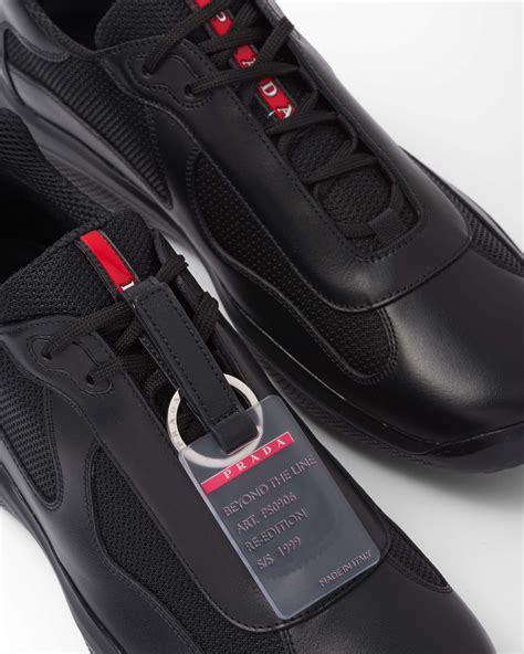 black prada americas cup sneakers|prada america's cup original sneakers.